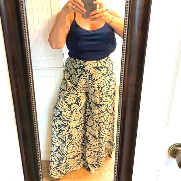 Tropical boho palazzo Pants sx XXL - Picture 2 of 12
